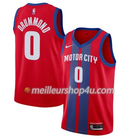 Maillot Basket Homme Detroit Pistons Andre Drummond 0 2019-20 Nike City Edition Swingman